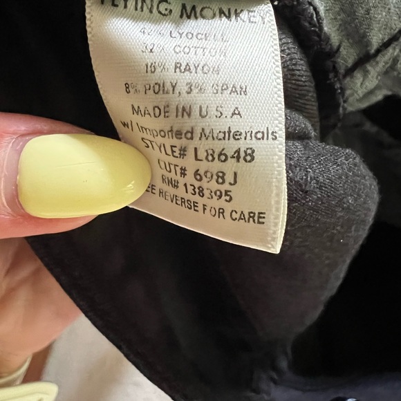 Flying Monkey Black Distressed Skinny Jeans - Picture 5 of 6